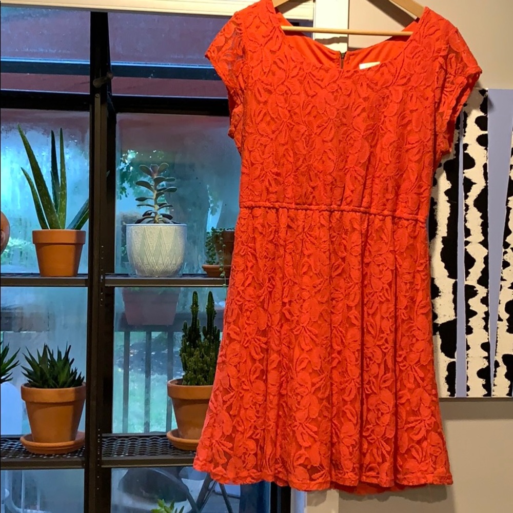 Lace mini dress